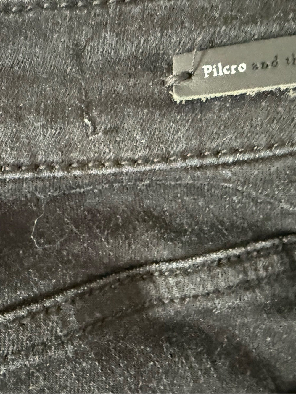 Anthropologie Pilcro High Rise Stretch Ankle Skinny Jeans Black 26 - Picture 10 of 14